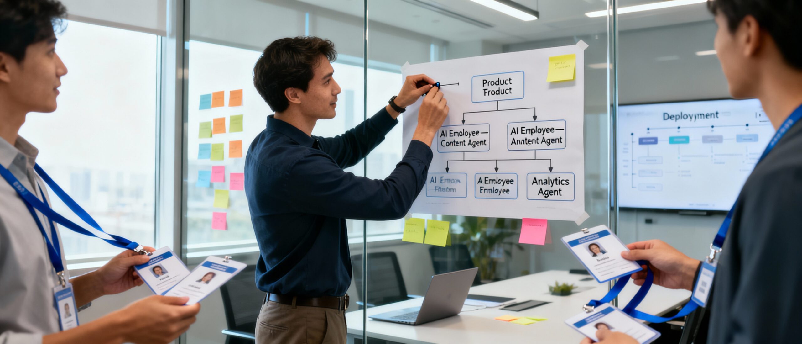 AI agents working in modern marketing environment