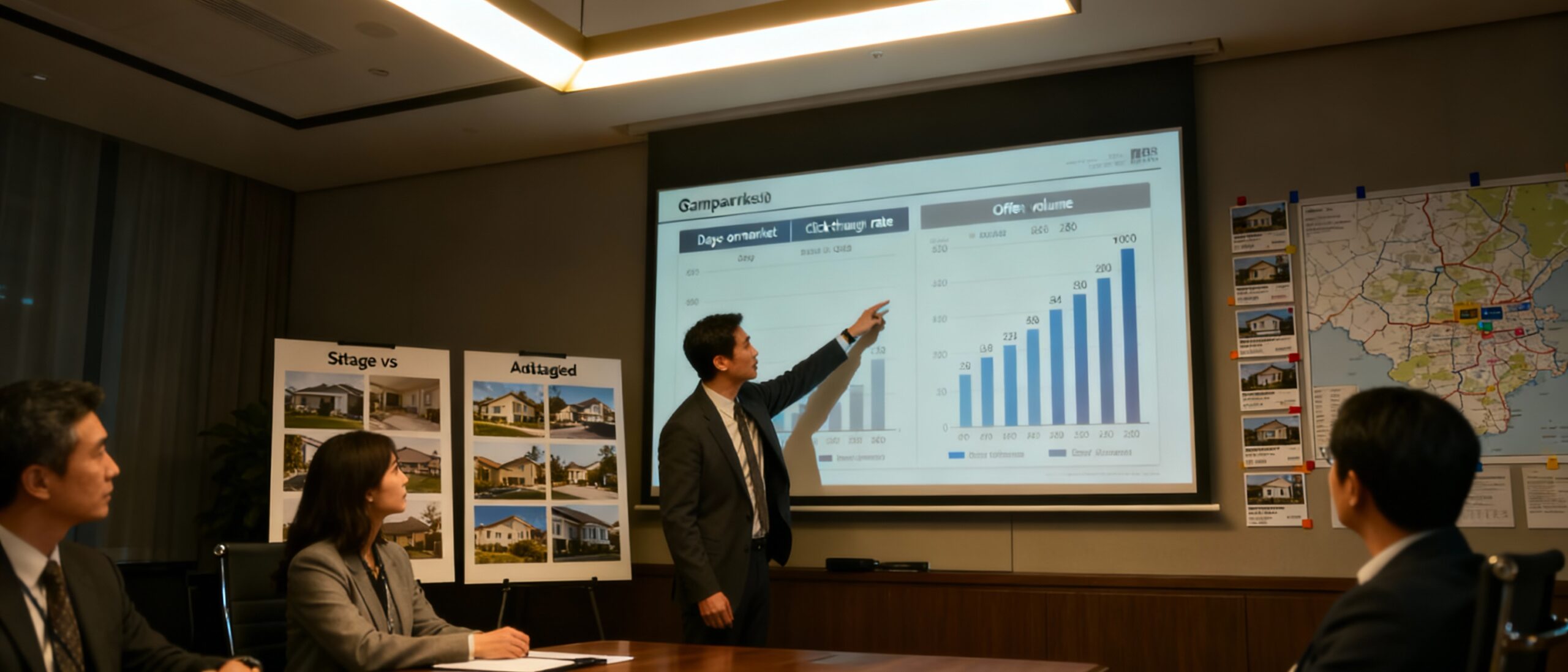 Distribution and marketing workflow for virtual staging