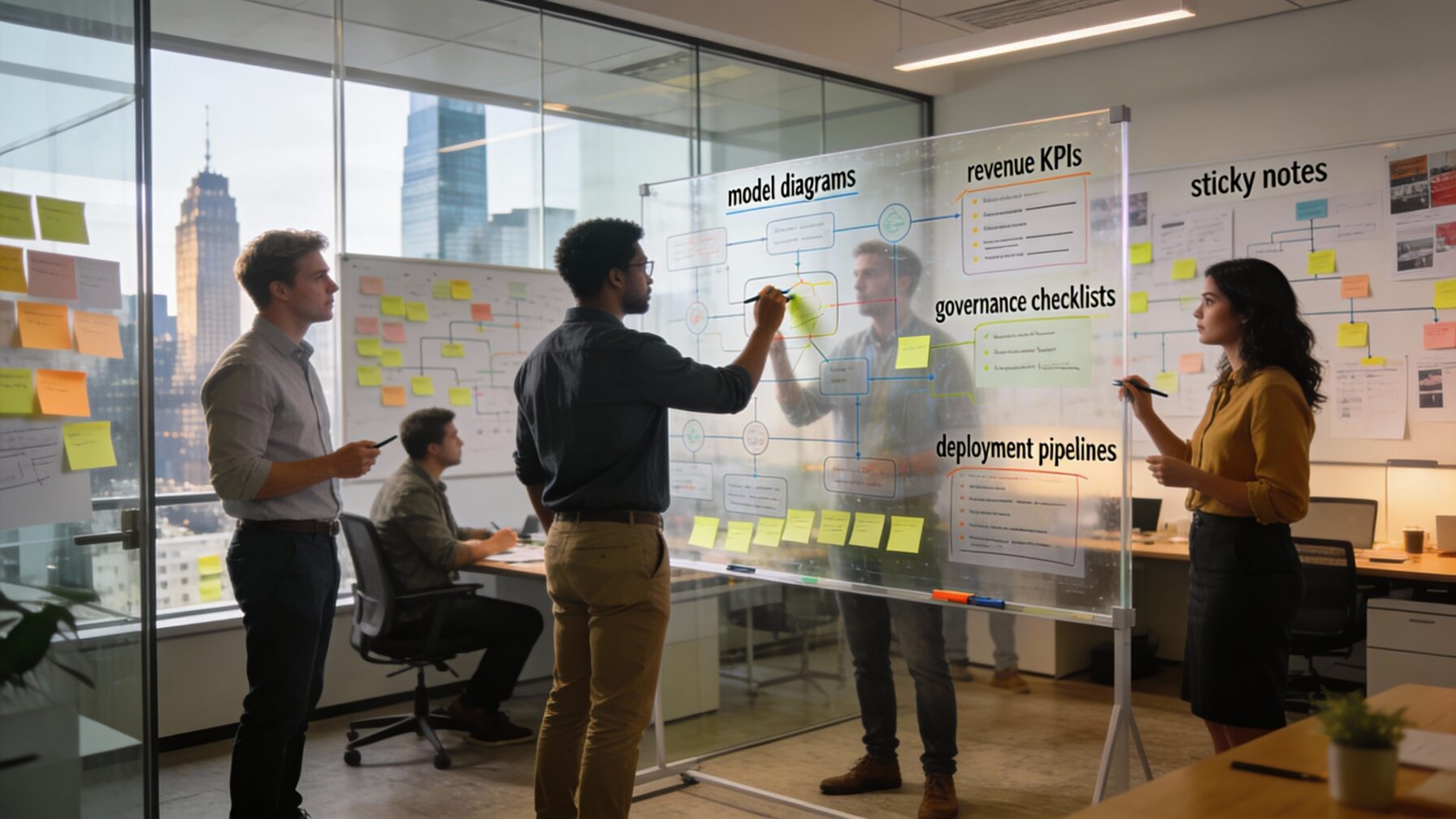 From Pilots to Scale: Governance, MLOps, and KPIs for Revenue-Centric AI