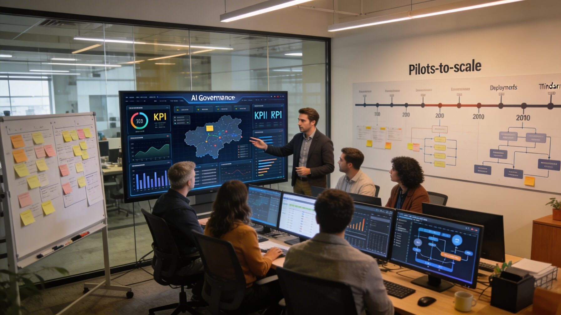 From Pilots to Scale: Governance, MLOps, and KPIs for Revenue-Centric AI